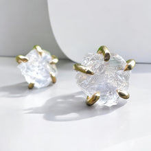 Load image into Gallery viewer, Clear Quartz Earrings