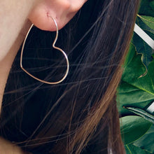 Load image into Gallery viewer, Heart hoops -Large