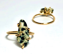 Load image into Gallery viewer, Dalmatian Jasper Ring