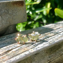 Load image into Gallery viewer, Peridot studs: August birthstone earrings