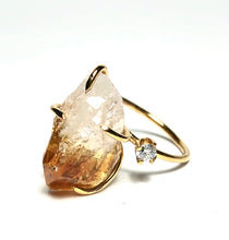 Load image into Gallery viewer, Citrine Cocktail Ring -Large