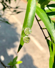 Load image into Gallery viewer, Peridot cluster stud earrings: August birthstone Jewelry