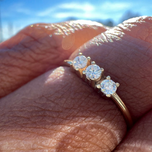 Multi-Stone Ring in Gold