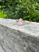 Load image into Gallery viewer, Pink Baguette Ring