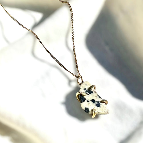 Dalmatian Jasper necklace