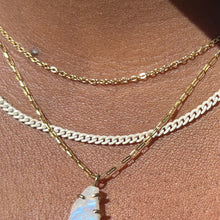 Load image into Gallery viewer, White and gold necklace