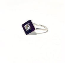 Load image into Gallery viewer, Diamond with Black Onyx Statement Ring