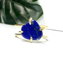 Load image into Gallery viewer, Lapis lazuli Double Band Ring