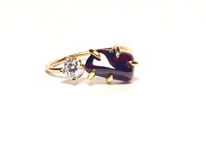 Garnet Ring With Accent