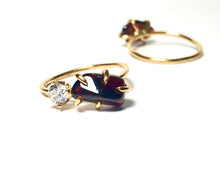 Load image into Gallery viewer, Garnet Ring With Accent