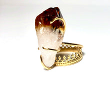 Load image into Gallery viewer, Citrine Cocktail Ring -Large